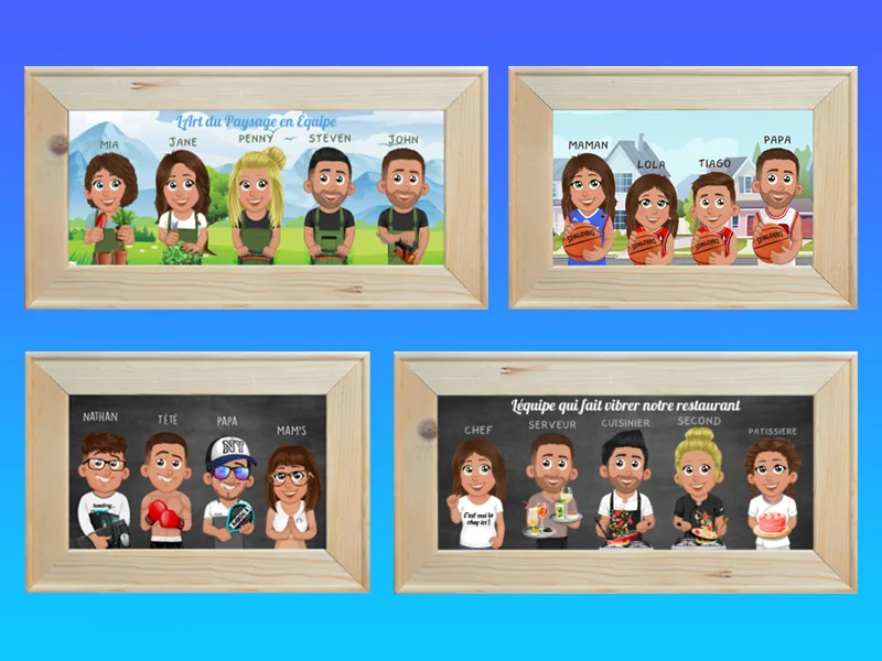 Cadres personnalisés My Pretty Family